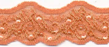 1 1/2" Stretch lace w/Sequin